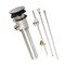 Kingston Brass Brass PopUp Drain with Overflow and Extra Long PopUp rod, 22 Gauge, Polished Nickel KBT2126 - alternate 1